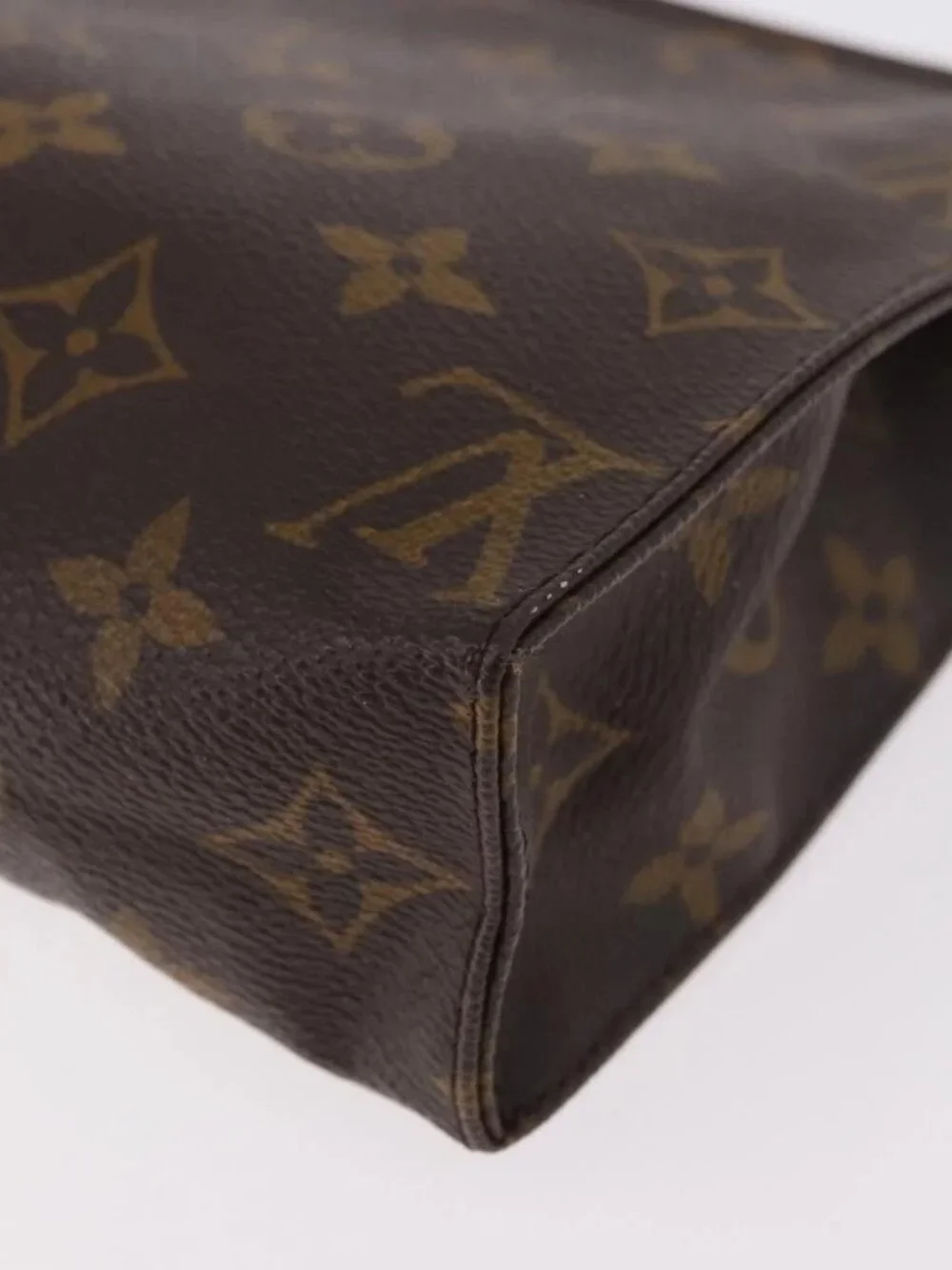 LOUIS VUITTON Monogram Poche Toilette 19 Pouch M47544 LV Auth 189335